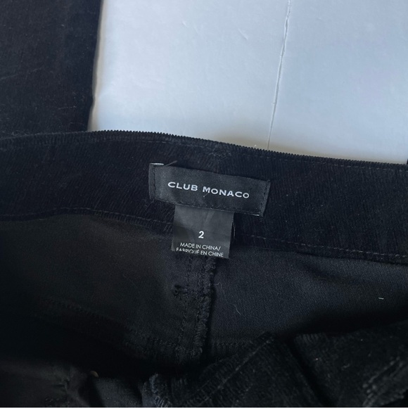 club monaco black corduroy pants - Picture 3 of 5